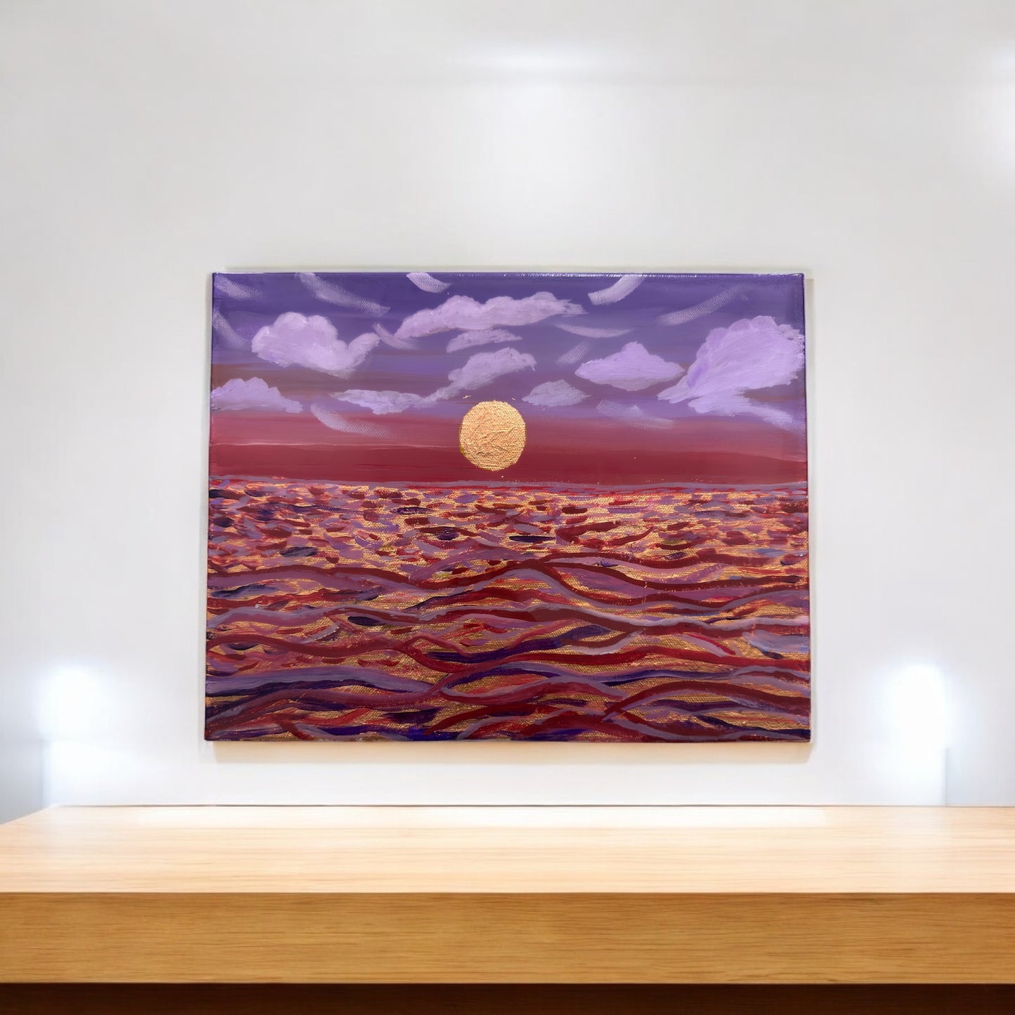 Crimson Sunset Serenity