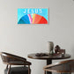 Burst of Belief – Rainbow Jesus Wall Art