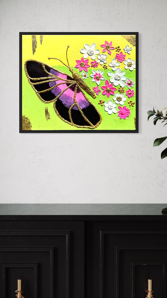 Neon Nectar - Bold Butterfly Dopamine Decor